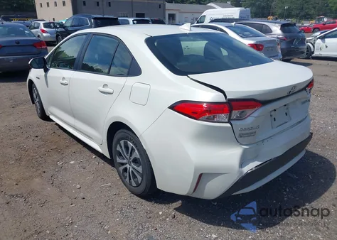 2020 Toyota Corolla Hybrid Le from USA, damaged, VIN JTDEBRBE1LJ015196